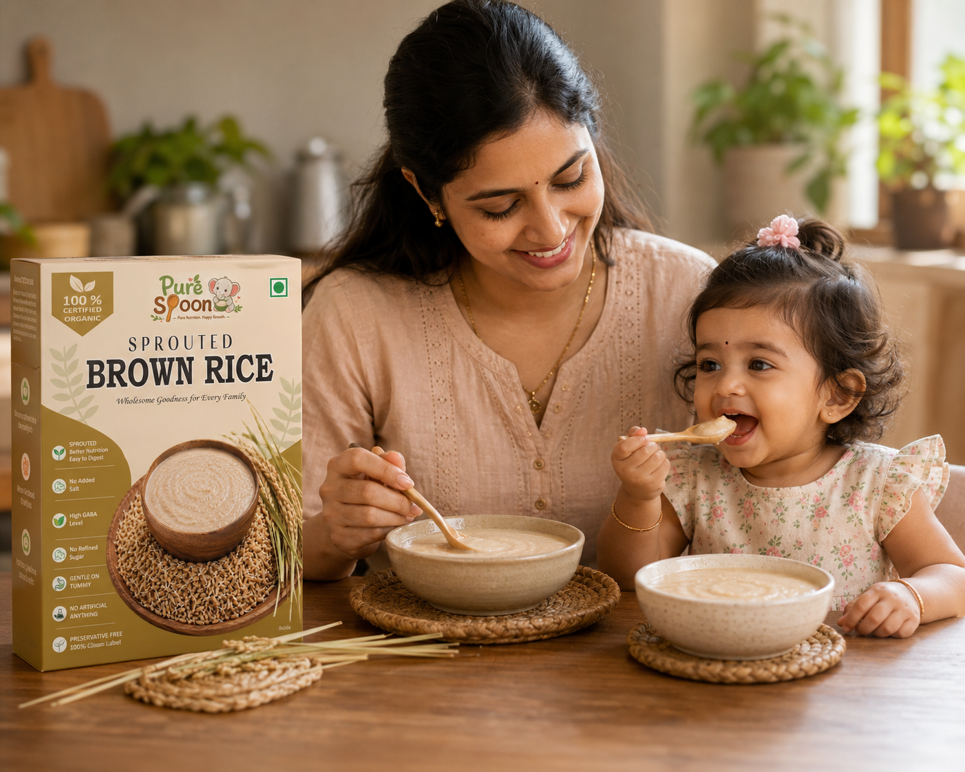 Sprouted Brown Rice Kheer