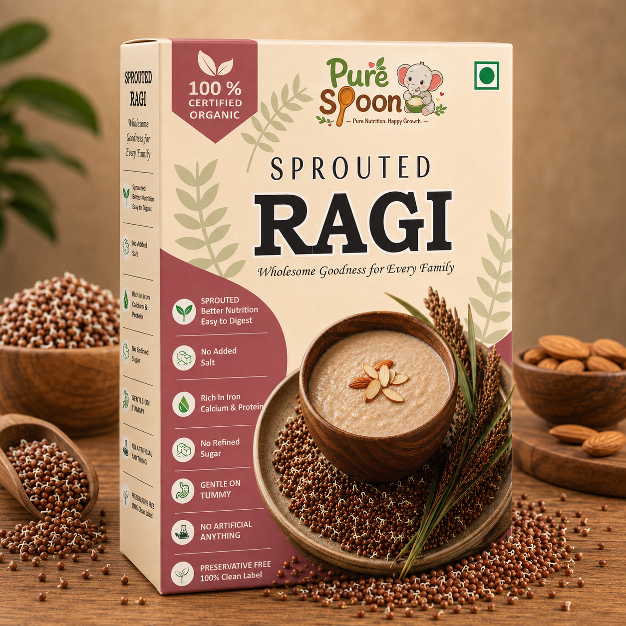 Organic Sprouted Ragi